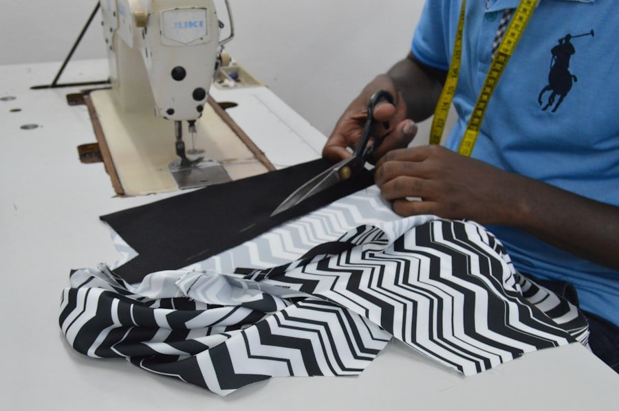 Cutting and stitching