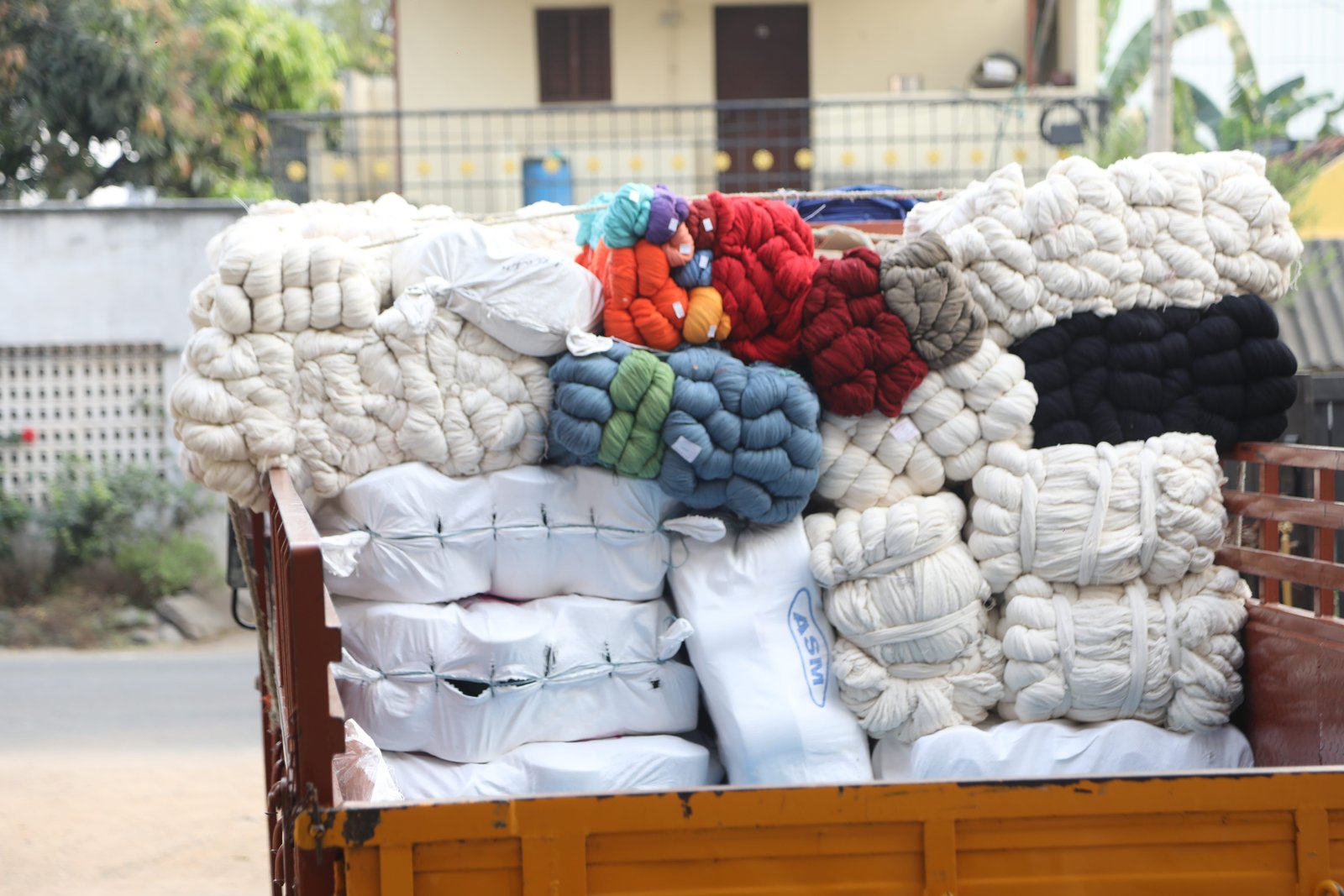 Shree Amuthajothi Impex high-tech home textile manufacturing facility in Karur India